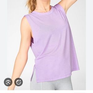 NWT, Fabletics Loveday Tank in Lilac Heather Sz XL